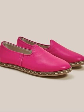 Pink Sabah Slip-On Flats - NWT - Size 40